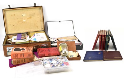 Lot 795 - British Commonwealth - collection of complete mint & used sets of KG VI 1937 Coronation stamps in blue Cardinal album. 404 stamps in total with cat value of £475.