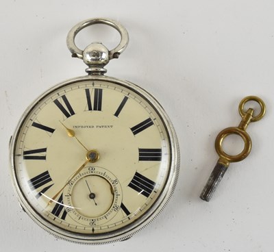 Lot 1679 - A Victorian hallmarked silver cased pocket...