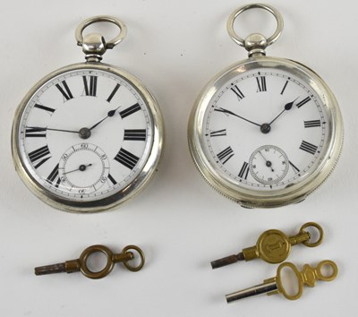 Lot 1677 - A Victorian hallmarked silver cased open face...