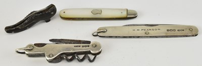 Lot 1308 - SAMPSON MORDAN & CO LTD; a George V hallmarked...