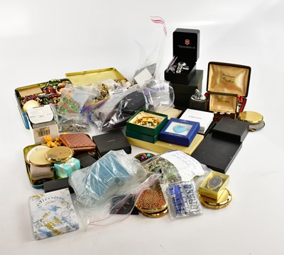 Lot 1744 - A collection of costume jewellery including...