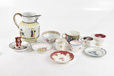 Lot 2812 - A mixed collection of ceramics including cups,...