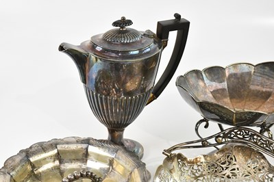 Lot 21 - A collection of silver plated items including...