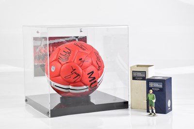 Lot 2877 - MANCHESTER UNITED; a signed club football for...
