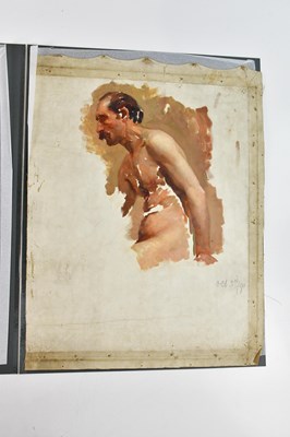 Lot 1703 - JOHN WILLIAM WHITELEY (1859-1936); oil on...