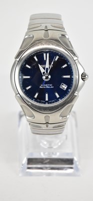 Lot 1700 - SEIKO; a gentleman's Kinetic Auto Relay...