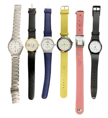 Lot 1702 - Six lady's wristwatches including Clio, Avia...