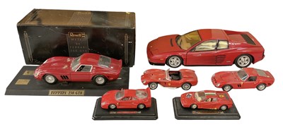 Lot 499 - A large diecast model of a Ferrari Testarossa...