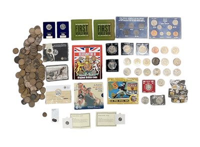 Lot 1616 - A quantity of sundry coinage including two...