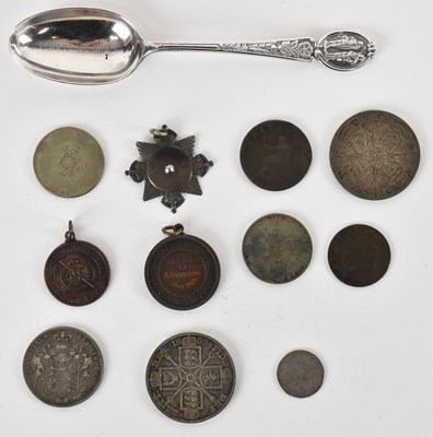 Lot 1626 - A group of mixed coins and collectables...