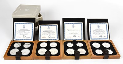 Lot 1915 - ROYAL CANADIAN MINT; four 1976 Montreal...