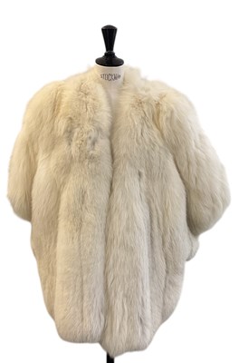 Lot 493 - A Greenland white fox fur jacket.