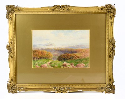 Lot 737 - B R JONES; watercolour, 'Edinburgh from...