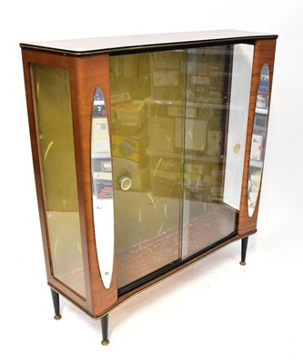 Lot 1 - A mid-20th century mahogany veneered inverted...