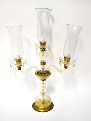 Lot 150 - A Victorian-style cut glass and etched...