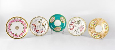 Lot 231 - A collection of five 19th century porcelain...