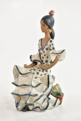 Lot 2720 - LLADRO; an "Andalucian dancer", height 24cm.