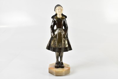 Lot 2690 - JOSEPH D'ASTE (1881-1945); a patinated bronze...