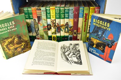 Lot 442 - CAPTAIN W. E. JOHNS; twenty vintage hardback...
