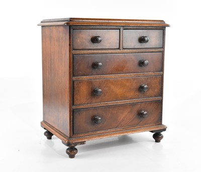 Lot 2515 - A Victorian mahogany specimen chest of two...