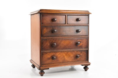 Lot 2516 - A Victorian mahogany chest of two short over...