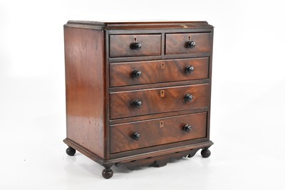 Lot 2517 - A Victorian mahogany specimen chest of two...