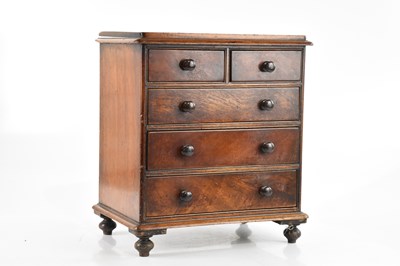 Lot 2520 - A Victorian mahogany specimen chest of two...