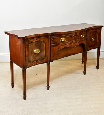Lot 2354 - An early 20th century inlaid mahogany...