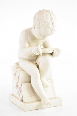 Lot 2719 - A 19th century Parian ware figure of a nude...
