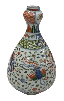 Lot 1200 - A late 20th century Chinese bulbous form vase,...