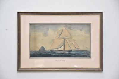 Lot 2953 - JOSEPH WILSON; watercolour 'Eclispe-Capt Dugal'...