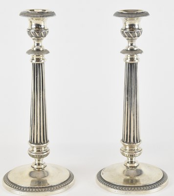 Lot 1273 - A pair of Italian 800 grade hallmarked silver...