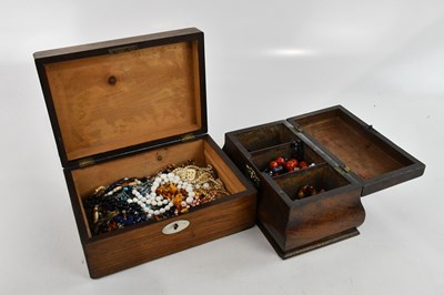 Lot 2531 - A George III mahogany tea caddy, with brass...