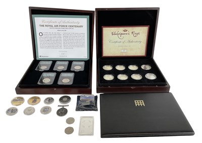 Lot 1612 - A cased set of eight Shakespeare's Kings...