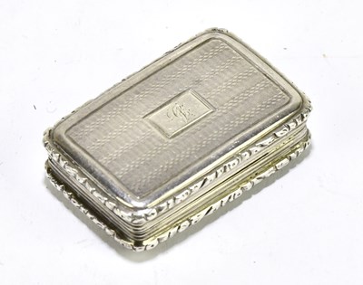 Lot 2317 - EDWARD SMITH; a William IV silver vinaigrette,...