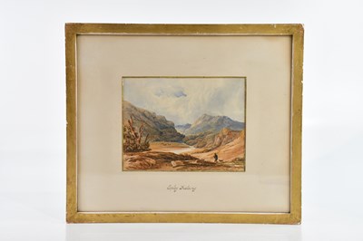Lot 2954 - COPLEY FIELDING; watercolour, mountainous...