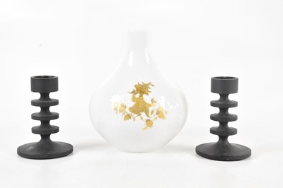 Lot 1444 - ROBERT WELCH; a pair of cast iron 'Hobart'...