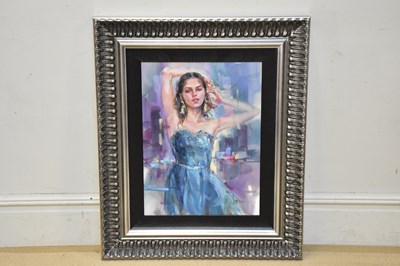 Lot 3039 - ANNA RAZUMOVSKAYA; oil on canvas, 'No Longer...