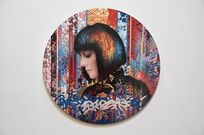 Lot 3046 - TROIKA; oil on board, 'Enchanting Beauty II',...