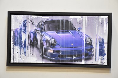 Lot 3045 - KRIS HARDY; oil on canvas, '911 II', signed...