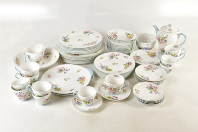 Lot 2811 - SHELLEY; a 'Wild Flowers' pattern tea/dinner...