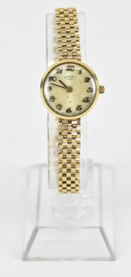 Lot 1654 - ROTARY; a lady's 9ct gold wristwatch, the...