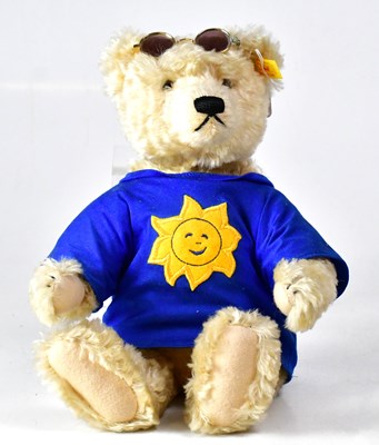 Lot 382 - STEIFF; a mohair bear wearing sunglasses and...