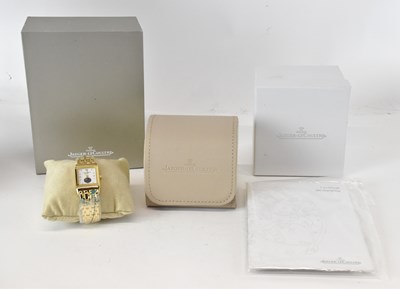 Lot 1639 - JAEGER-LECOULTRE; a gentleman's 18ct gold...