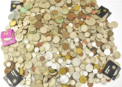 Lot 1625 - A quantity of mostly British coins.