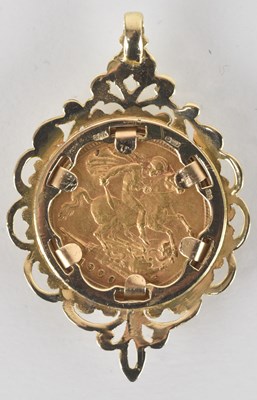 Lot 1368 - A Queen Victoria 1900 half sovereign, in an...