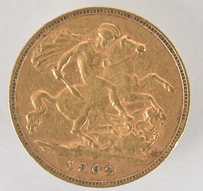 Lot 1598 - An Edward VII 1902 half sovereign.