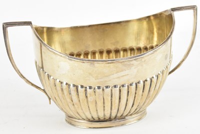 Lot 1282 - ROBERTS & BELK; an Edward VII hallmarked...