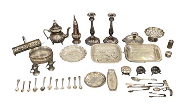 Lot 1242 - A quantity of silver plated items including...