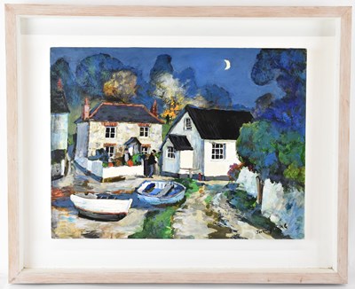 Lot 290 - JEREMY KING (1933-2020); oil on board, 'Coombe...